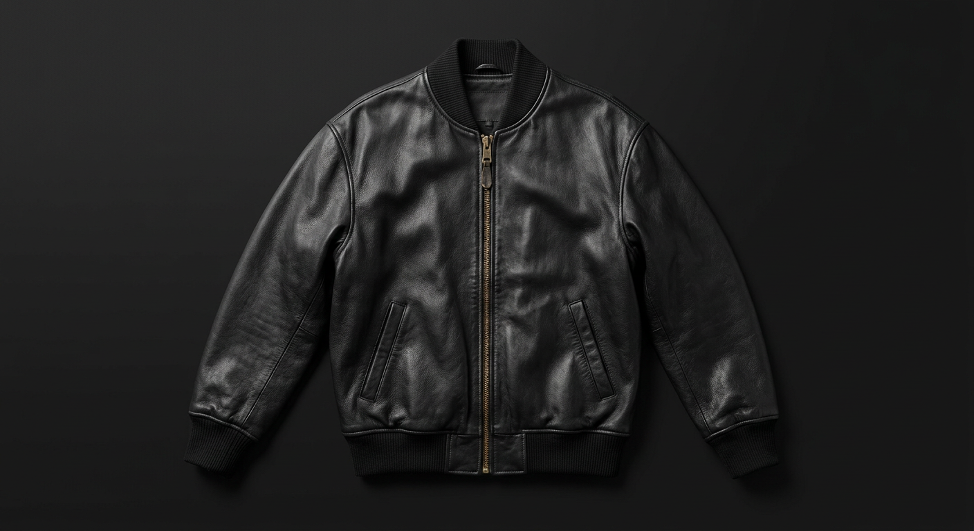 Lambskin Bomber - Onyx